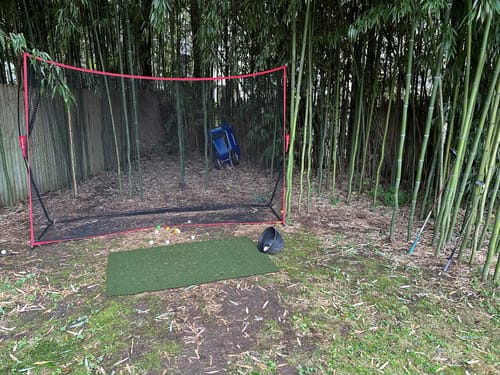 Customer photo review of Golf Net Pro 10x7 ft | Golf Hitting Net