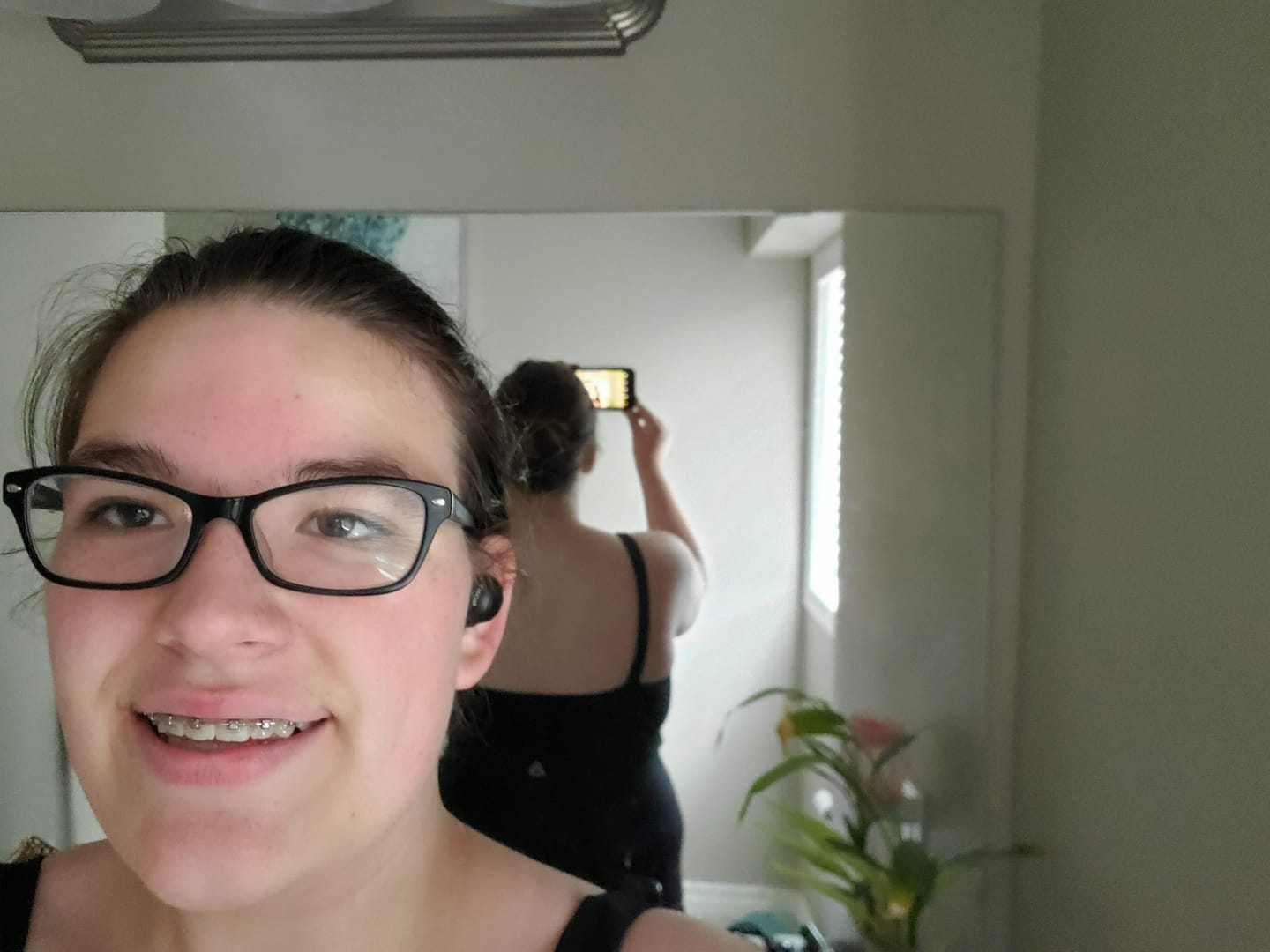 Customer photo review of Ribbed Sports Bra