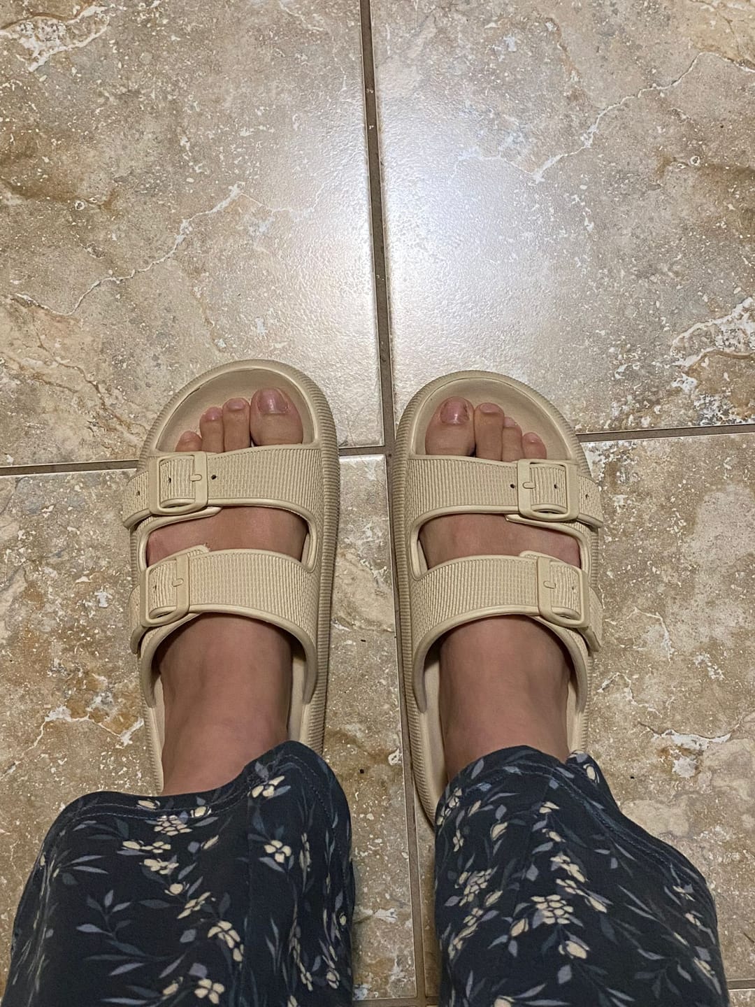 Customer photo review of Cushion Sandals - Cloud Slides