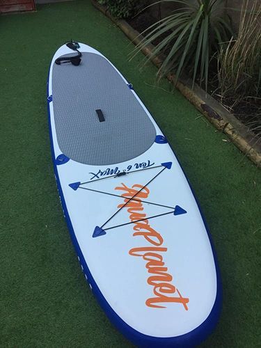 Customer photo review of Aquaplanet MAX 10’6″ Inflatable Paddle Board Package - Orange