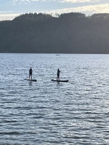 Customer photo review of Aquaplanet MAX 10’6″ Inflatable Paddle Board Package - Orange