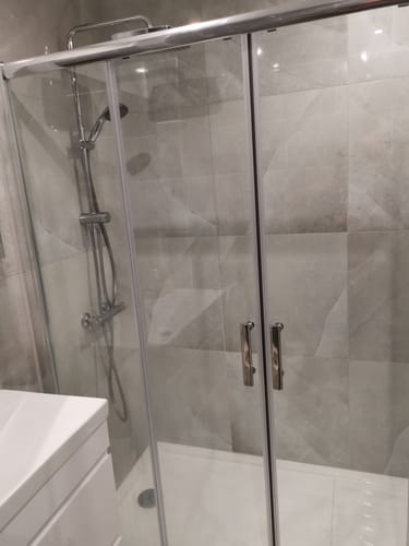 Customer photo review of Nuie Pacific Double Sliding Door Pacific 1700mm Double Sliding Door - Polished Chrome