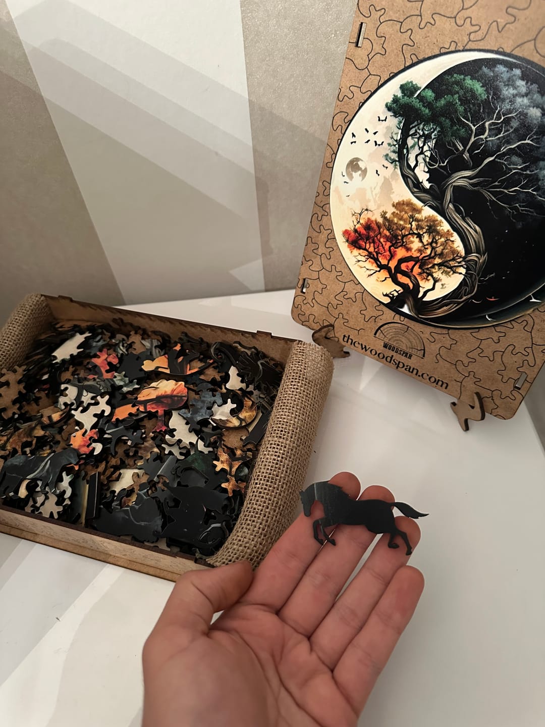 Customer photo review of Yin Yang - Ahşap Puzzle