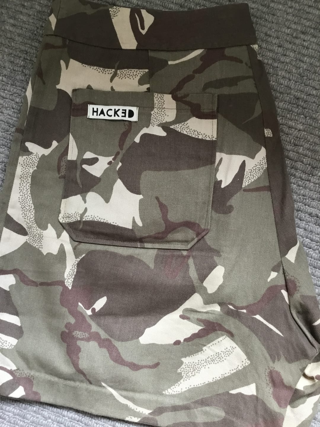 Customer photo review of Camouflage 100% Cotton Drill Fabric