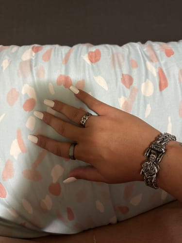 Customer photo review of Cuban Link Ring