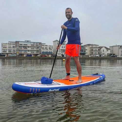 Customer photo review of Aquaplanet MAX 10’6″ Inflatable Paddle Board Package - Orange