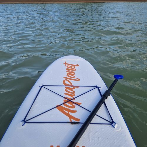 Customer photo review of Aquaplanet MAX 10’6″ Inflatable Paddle Board Package - Orange