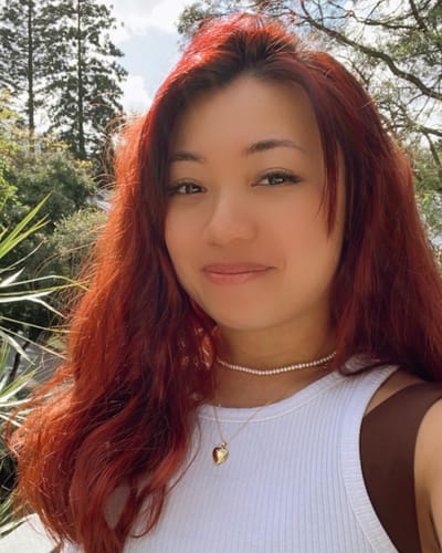 Customer photo review of Tiny Pearl Short Necklace