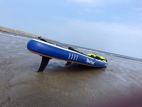 Customer photo review of Aquaplanet MAX 10’6″ Inflatable Paddle Board Package - Orange