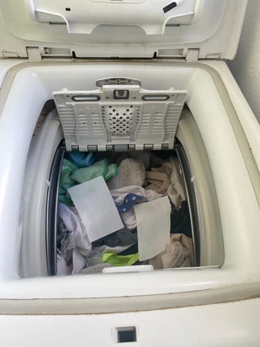 Customer photo review of Eco-Tiras de Detergente 40 lavados Natulim