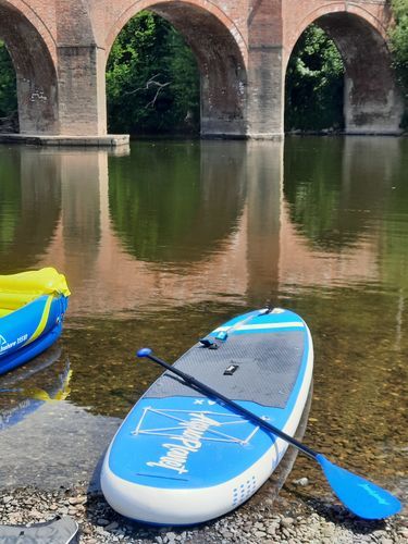 Customer photo review of Aquaplanet MAX 10’6″ Inflatable Paddle Board Package - Blue