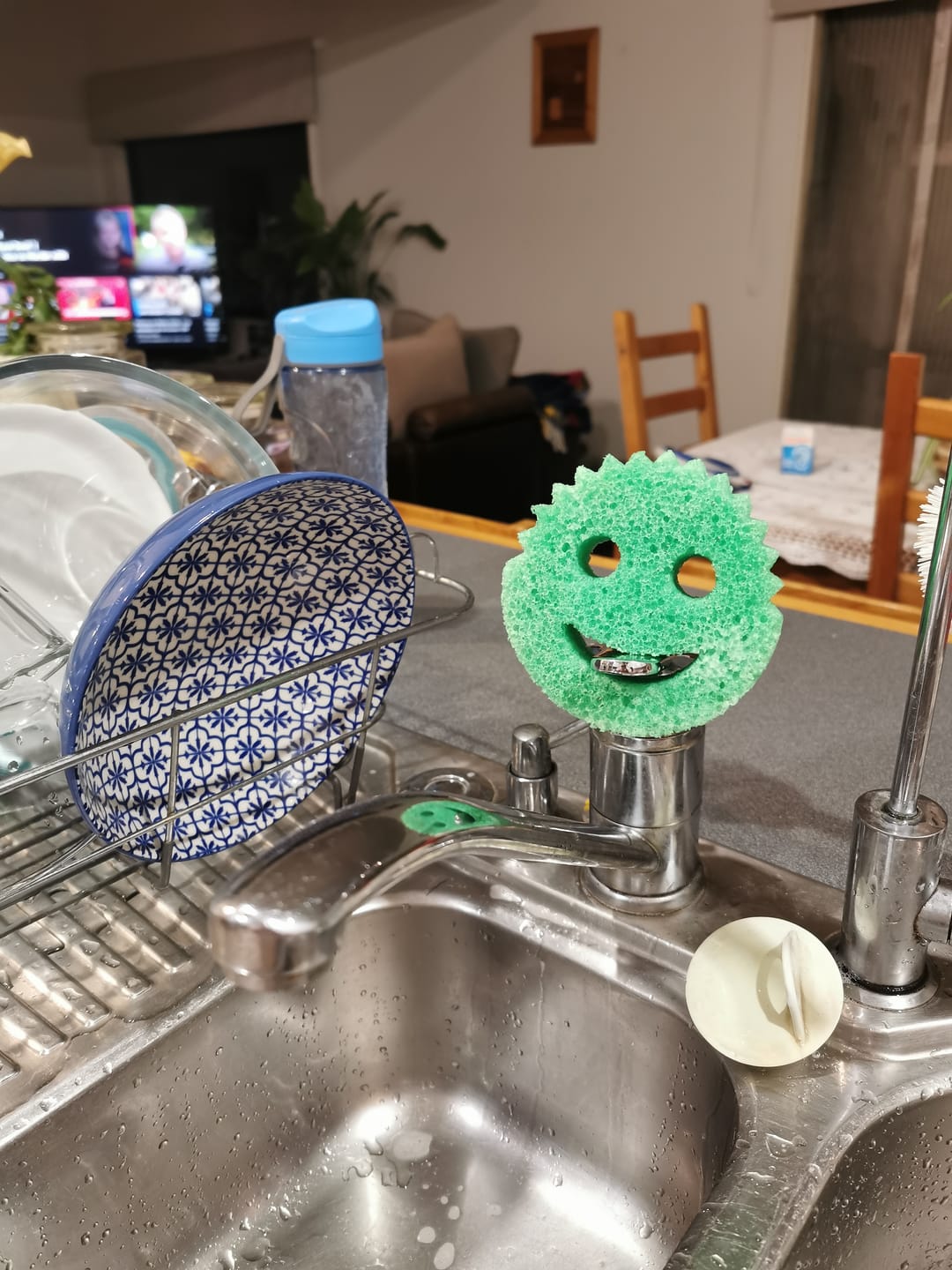 Customer photo review of Scrub Daddy Colours 4 Pack