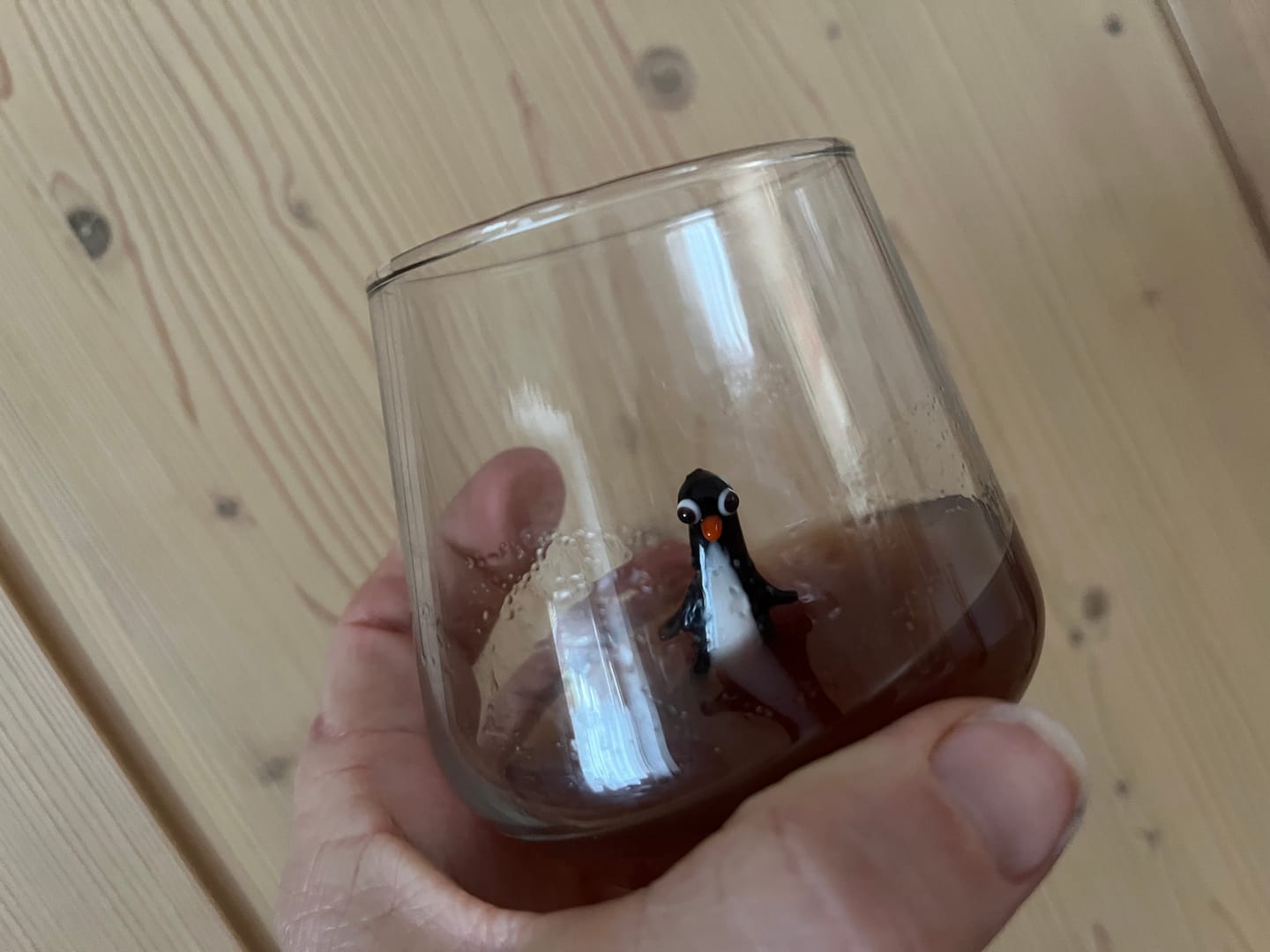 Customer photo review of Penguin Glass