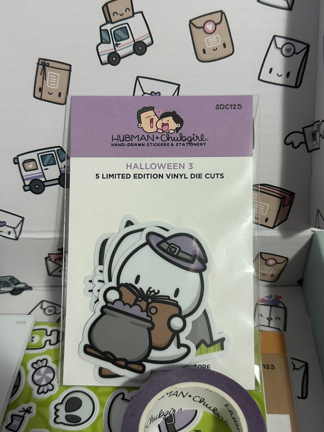 Customer photo review of Halloween 3 Die Cut Stickers (Set of 5)