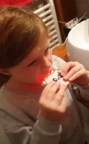 Customer photo review of Sonic Brush® Kids