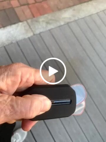 Customer video review of Readers + Black Keychain Case