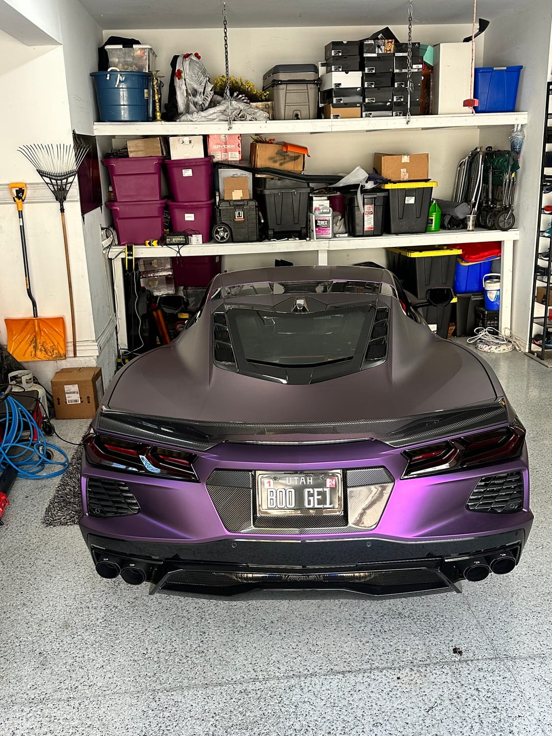Customer photo review of Corvette C8 Coupe Carbon Fiber Rear Hatch Vent