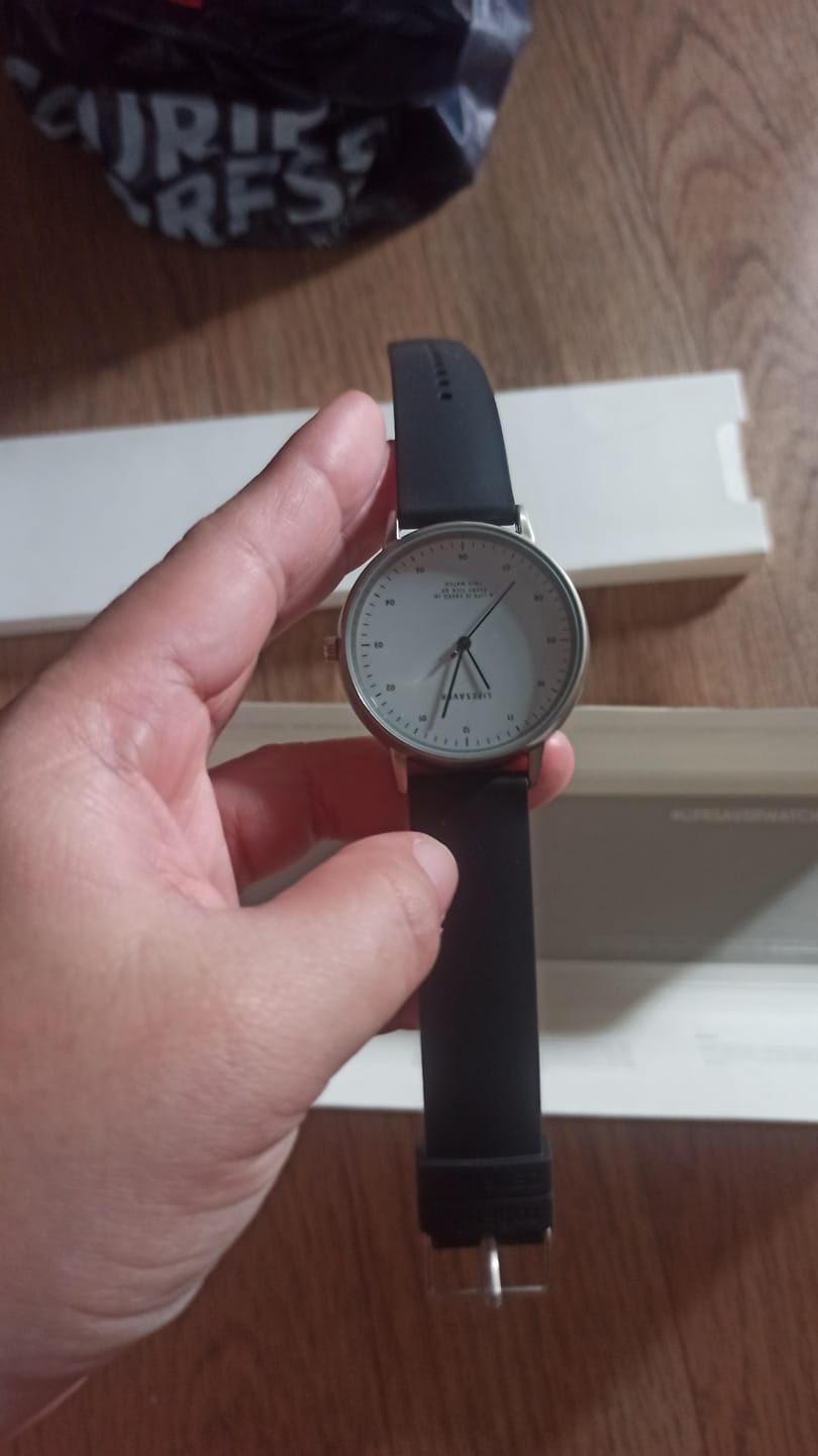 Customer photo review of Life Saver Watch 4.0 – Black