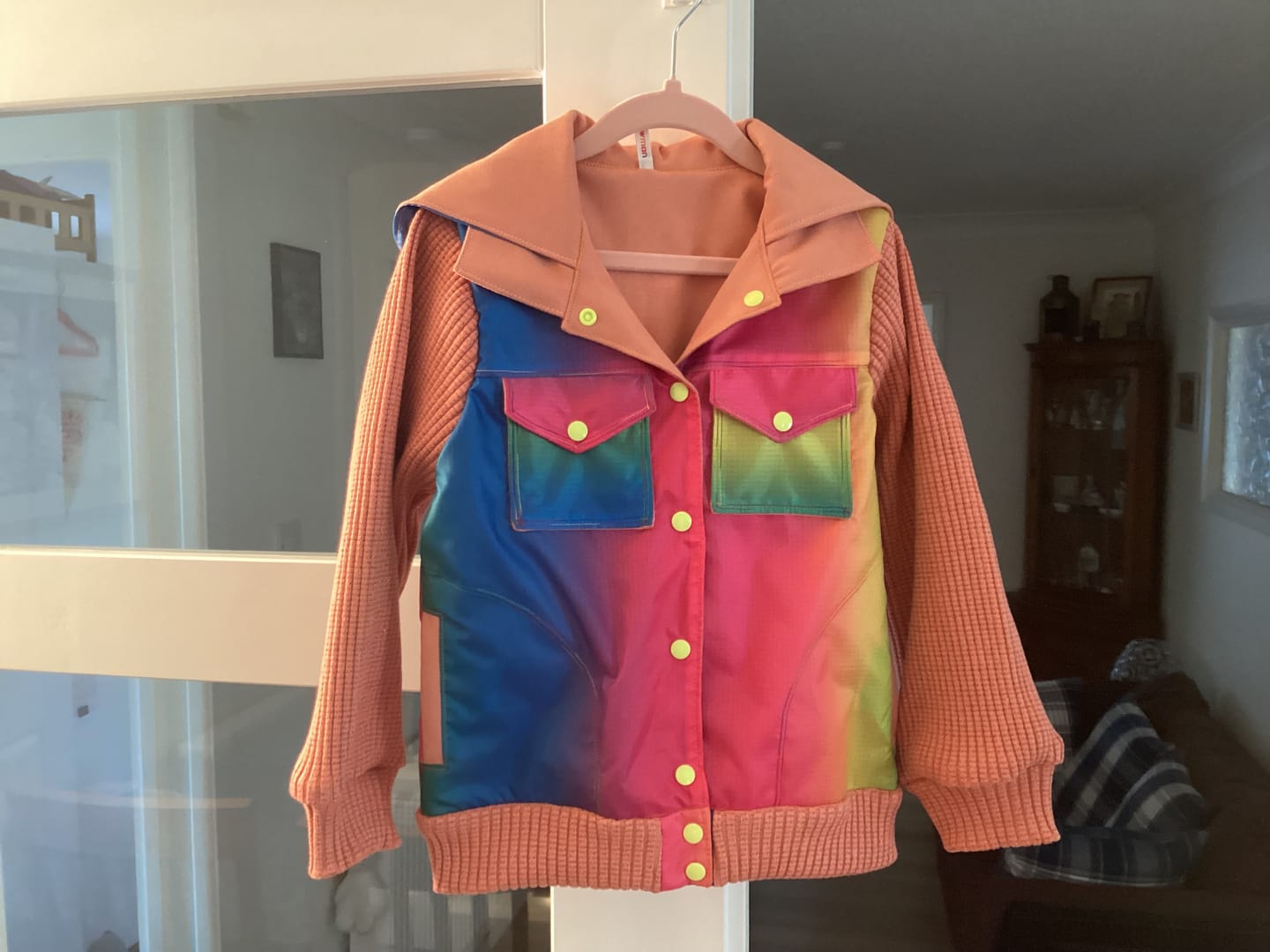 Customer photo review of Rainbow Water Resistant Ripstop Fabric