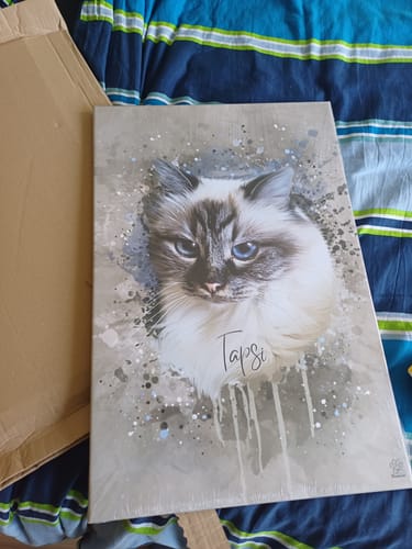 Customer photo review of Aquarell Pawtrait