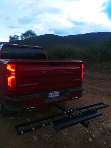 Customer photo review of Rack Envidioso Para Motocicleta