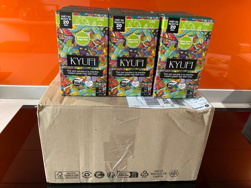 Customer photo review of Thé Vert Instantané À La Menthe - Sans Sucre