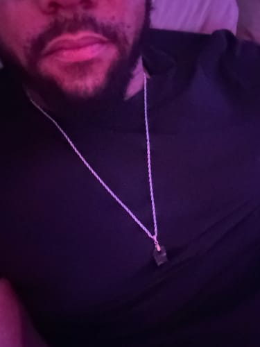 Customer photo review of Mister Micro Rope Chain