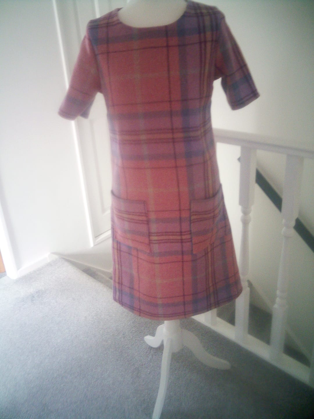Customer photo review of Tartan Wool Touch Fabric