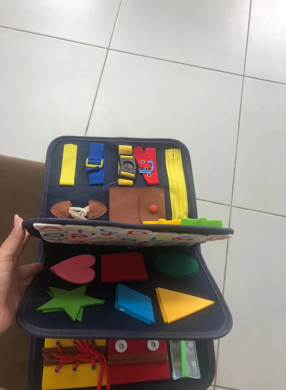 Customer photo review of Planche d'activité Montessori