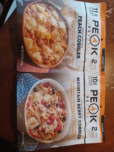 Customer photo review of Dessert Cobbler Variety Pack
