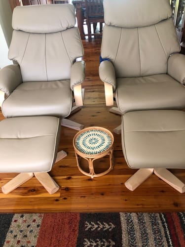 Customer photo review of Serene Rattan Table Set
