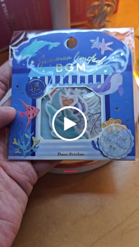 Customer video review of BGM Flake Stickers - Story Of The Sea - Limited Summer Edition
