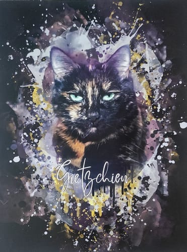 Customer photo review of Aquarell Pawtrait