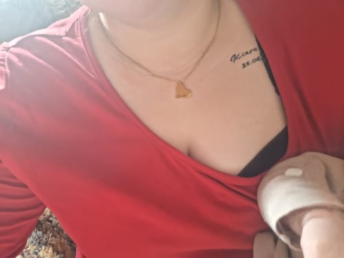 Customer photo review of Ogrlica: Heart Pendants