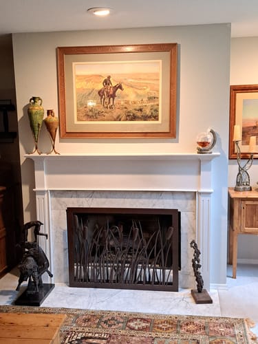 Customer photo review of Distressed Mantels