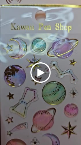 Customer video review of Sweet Dream Star Stickers