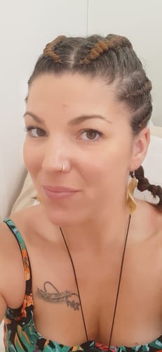 Customer photo review of Piercing au nez Anne