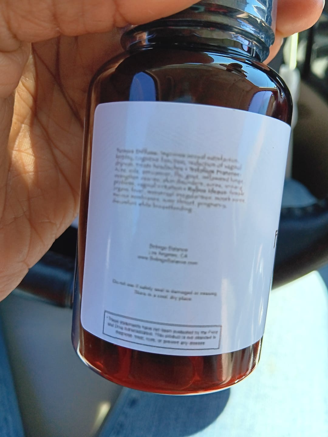 Customer photo review of FEMALE BALANCE PLUS