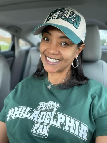 Customer photo review of Pray for me. I'm Petty Unisex Tee