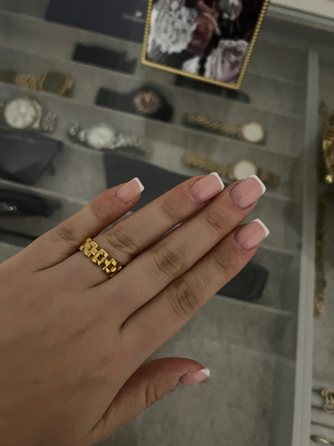 Customer photo review of Deluxe Ring | 18K vergoldet