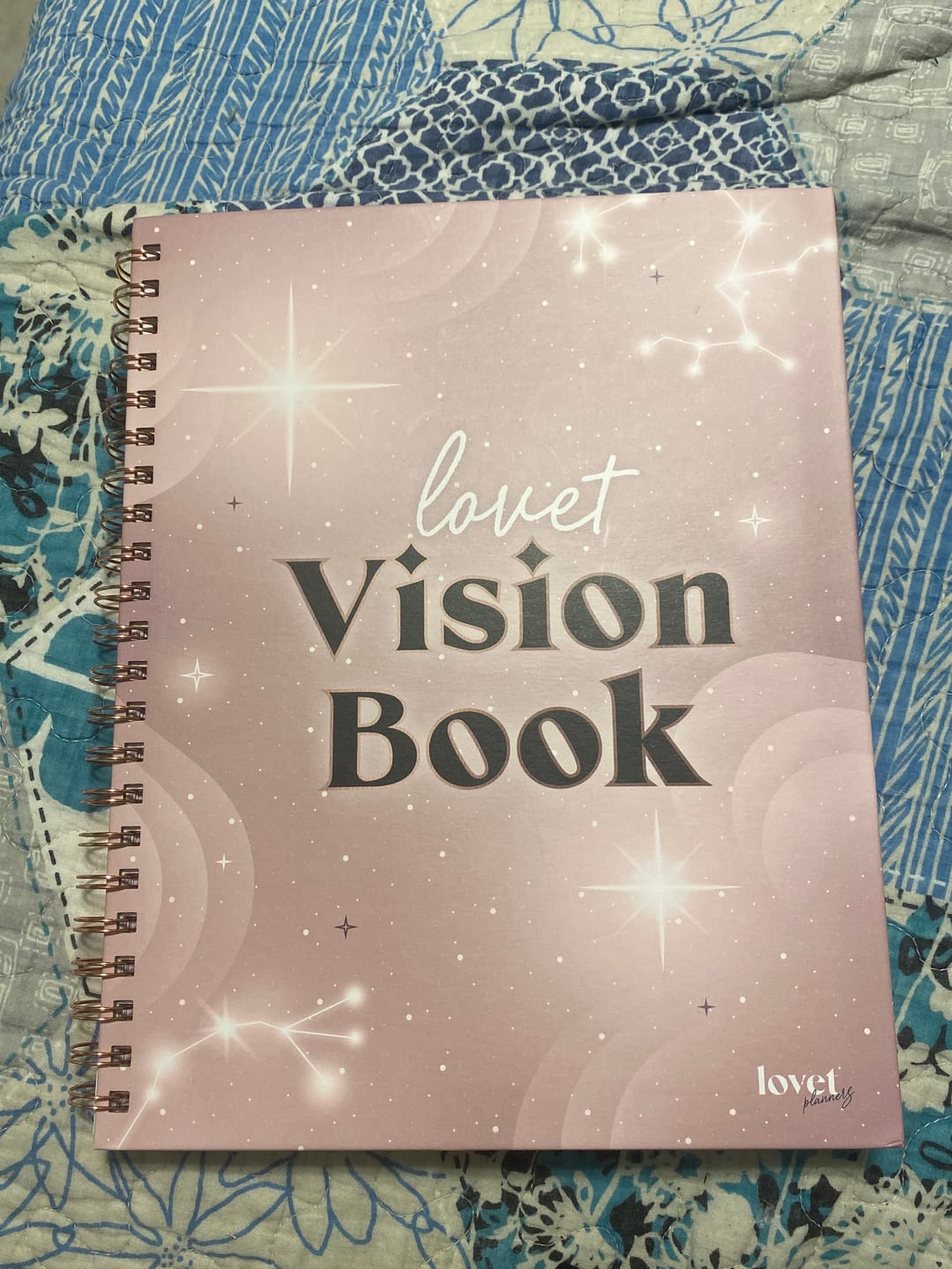 Customer photo review of Vision Board Book LUXE