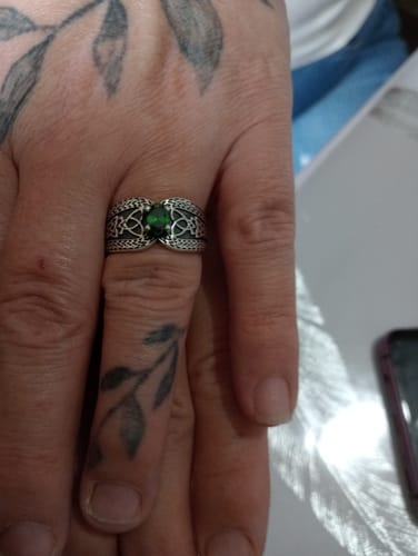 Customer photo review of BAGUE CELTIQUE (ARGENT)