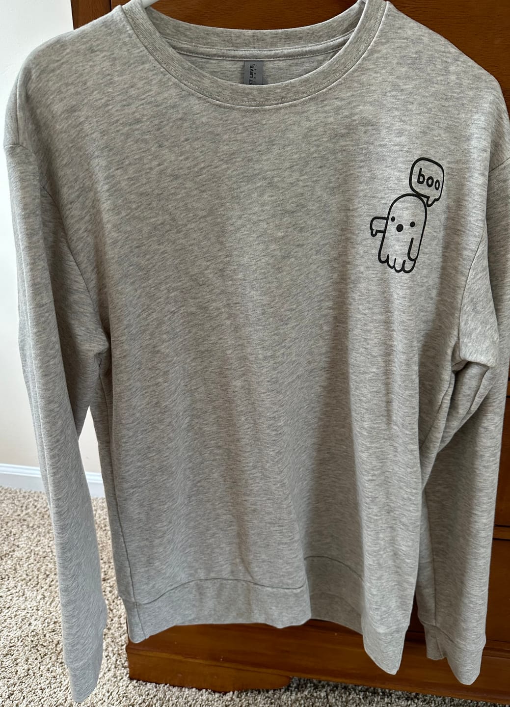 Customer photo review of Boo Ghost (Left Chest)