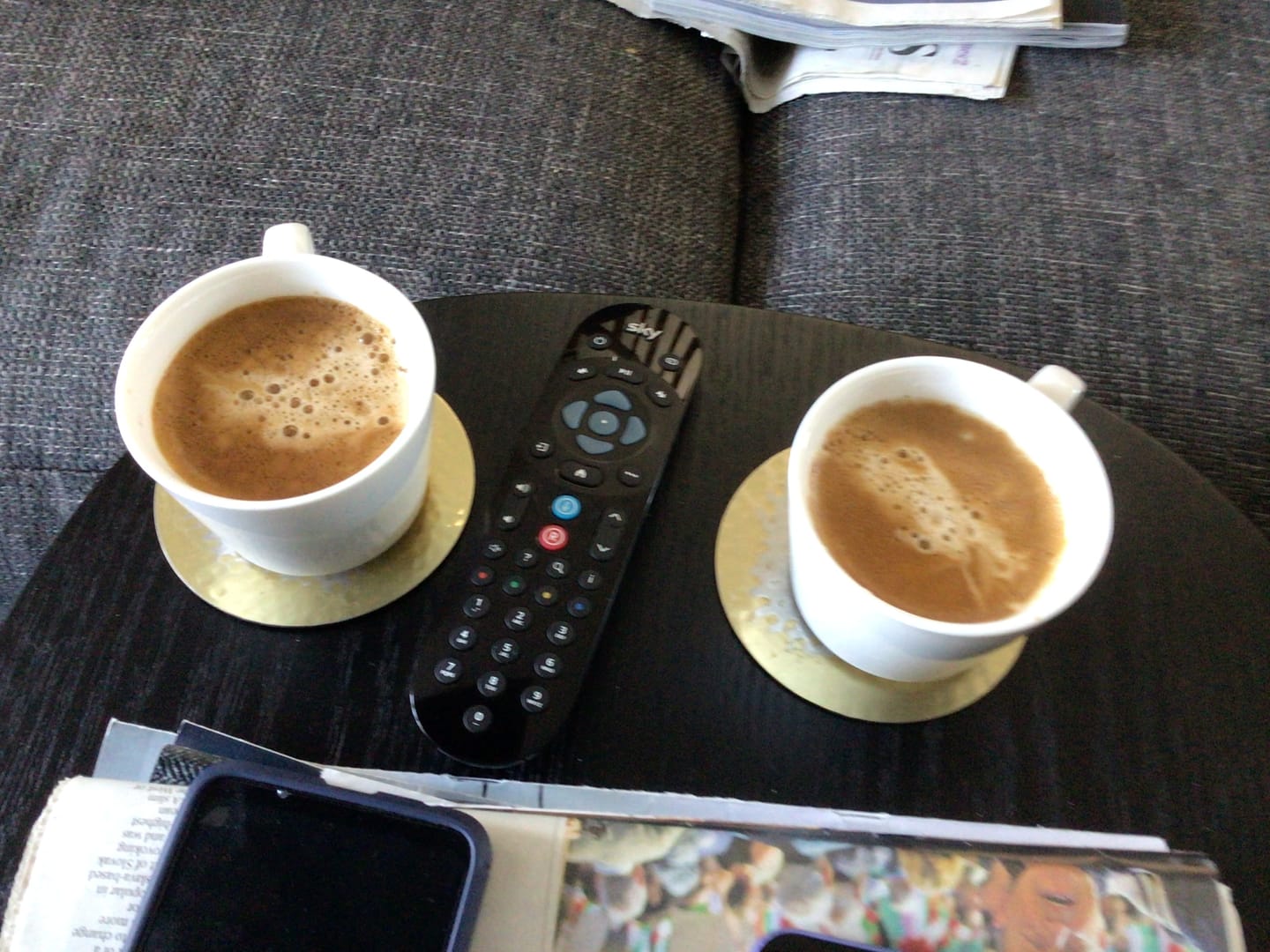 Customer photo review of Dark Roast Coffee, Strength 5 | Mambo Italiano