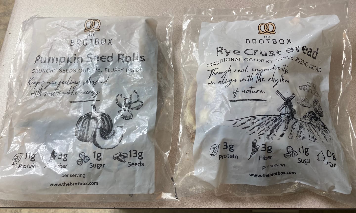Customer photo review of Pumpkin Seed Rolls (5 pack)