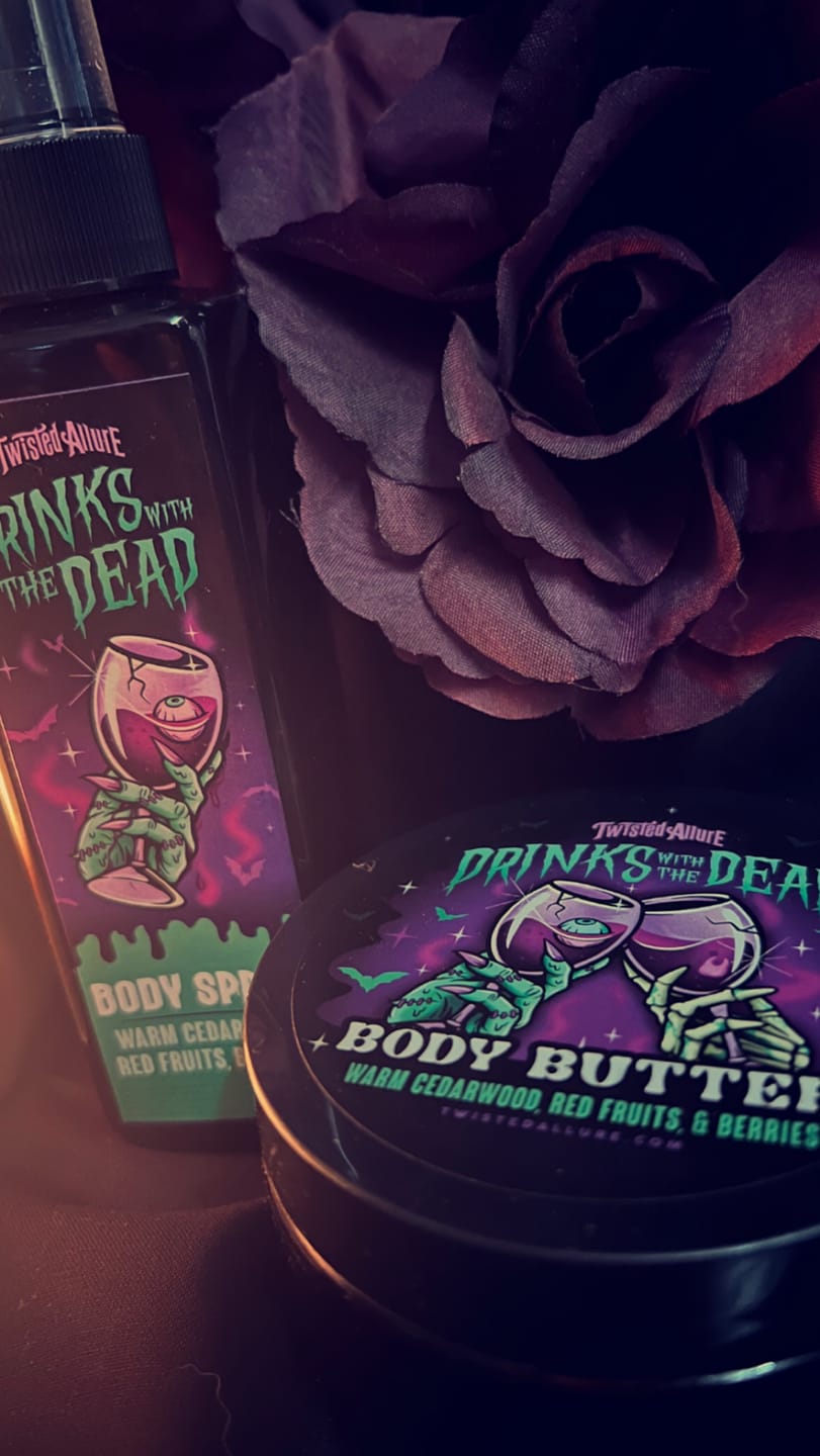 Customer photo review of Drinks with the Dead body butter (Cedarwood, red fruits & berries)