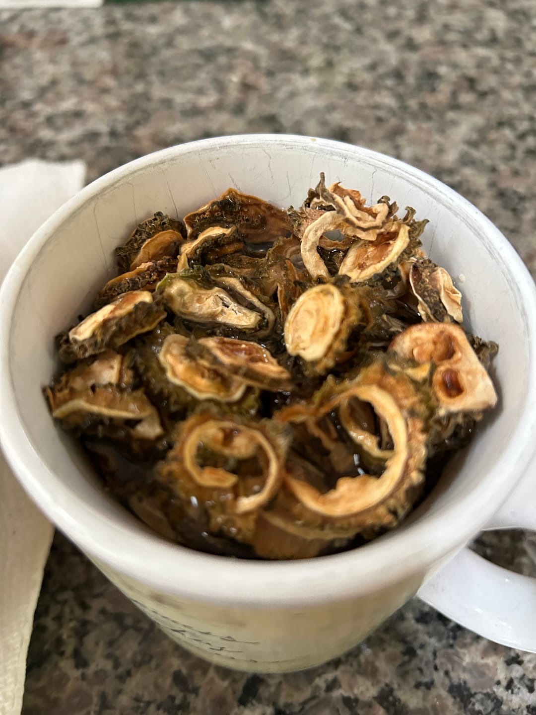 Customer photo review of Bitter Melon (Karela), Certified Organic - 1.7 oz