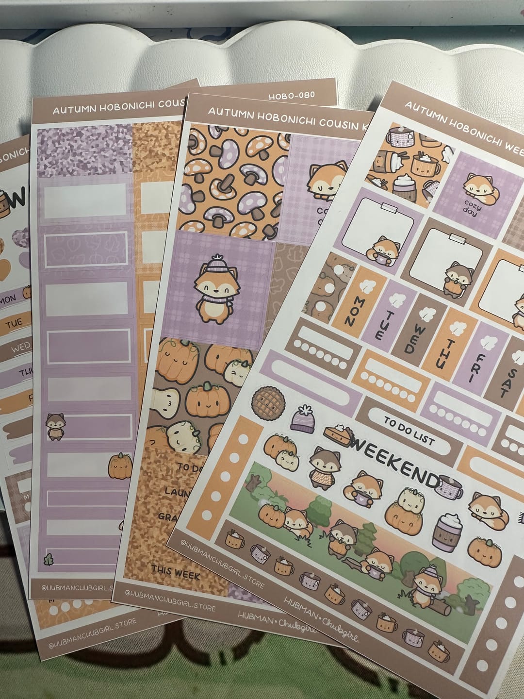 Customer photo review of Autumn Theme Hobonichi Weeks Kit
