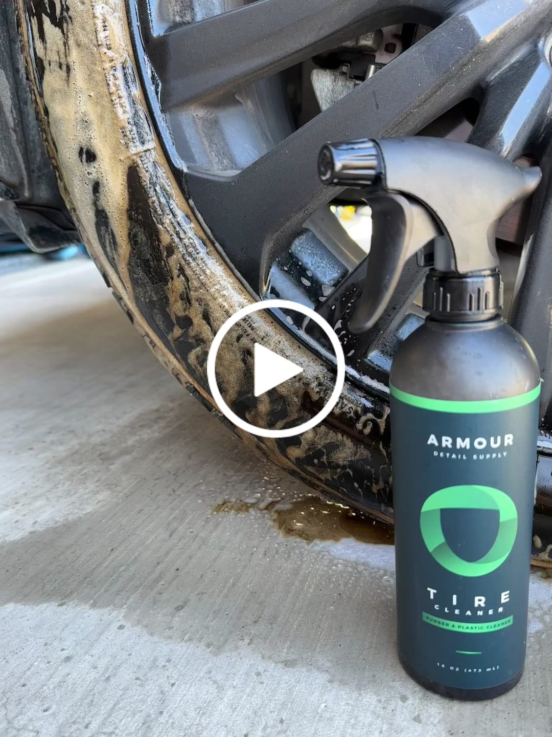 Customer video review of Tire Cleaner