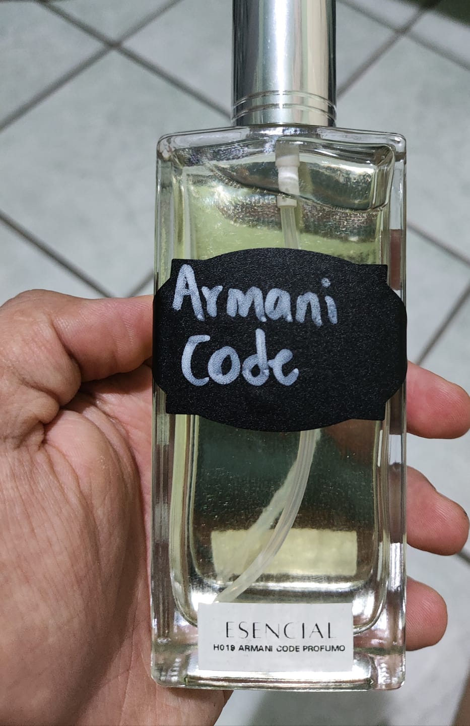Customer photo review of H019 Inspirado en: Armani Code Profumo - Giorgio Armani